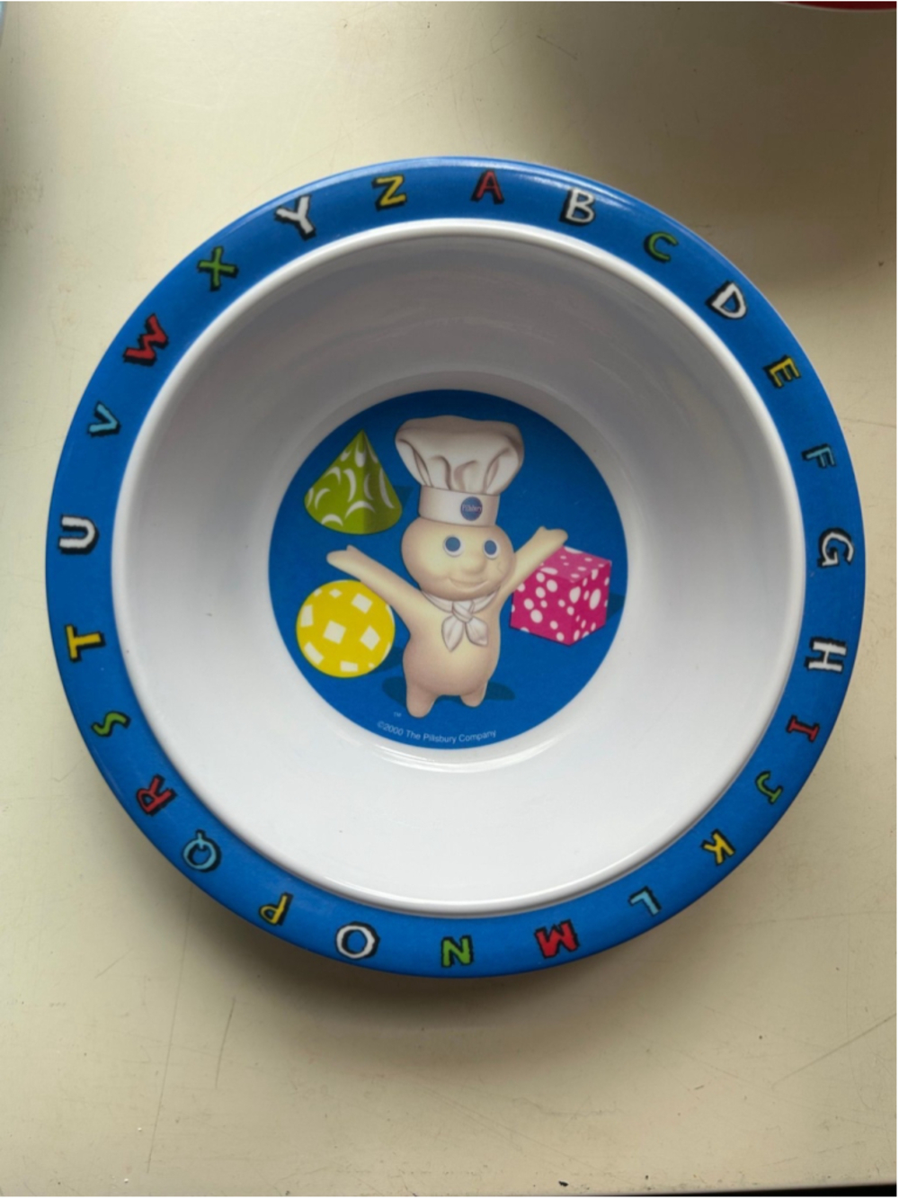 Vintage 2009 Pillsbury Dough Boy Melamine Bowl